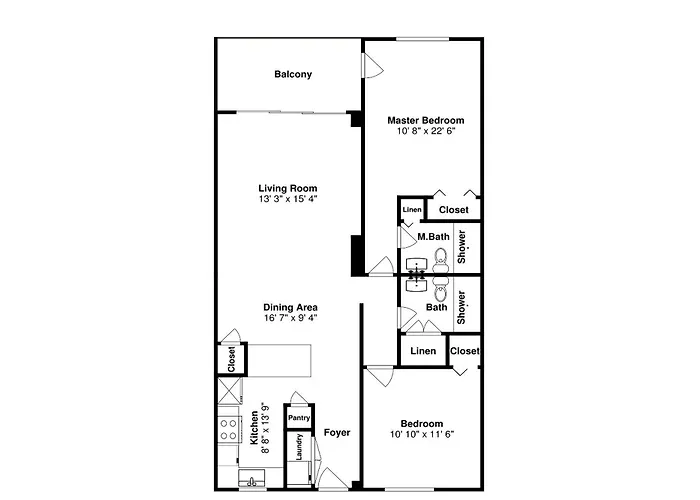 Apartment Driftwood Towers #1f - Palm View